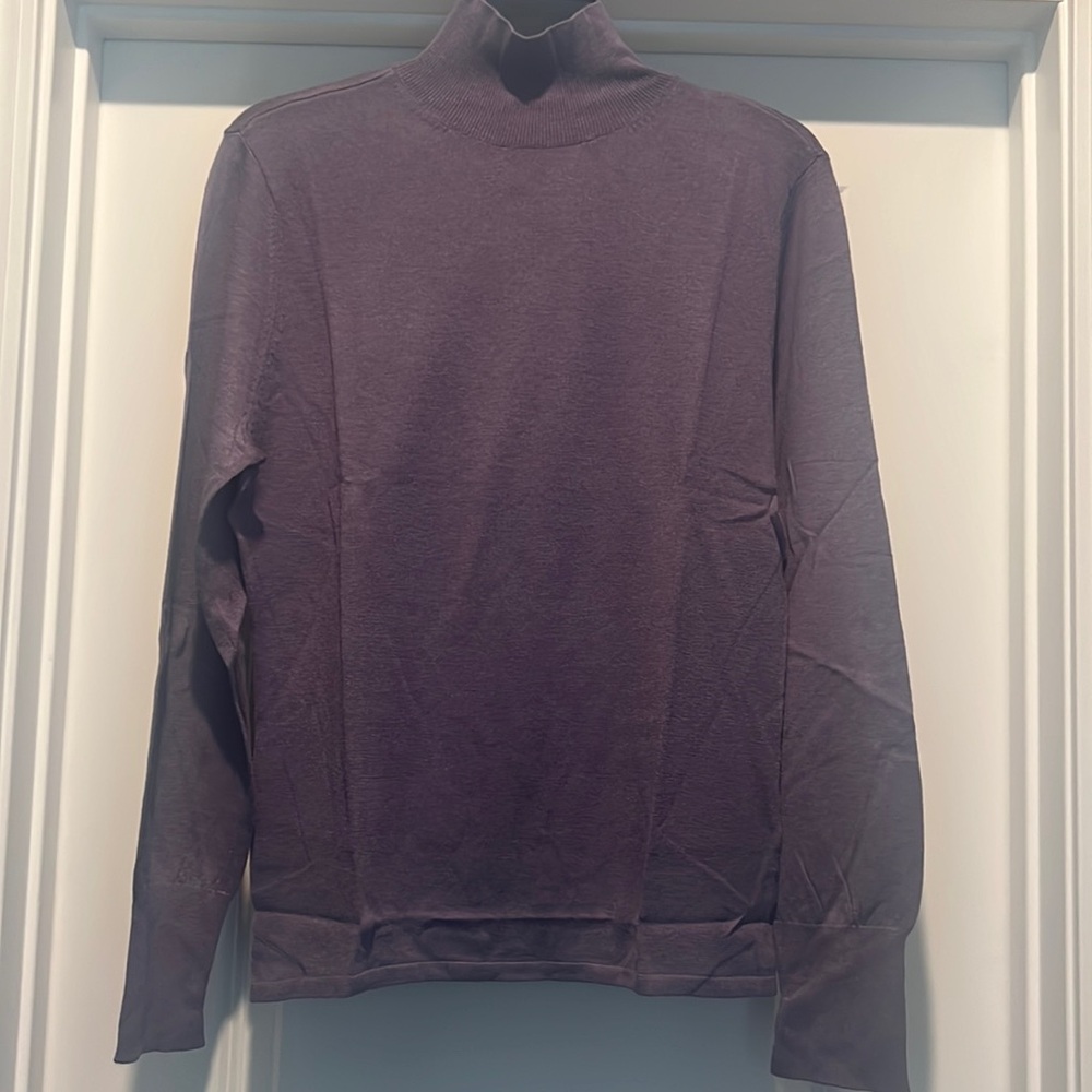 Pamela Dennis Cashmere Light Purple Silk Blend Sweater
